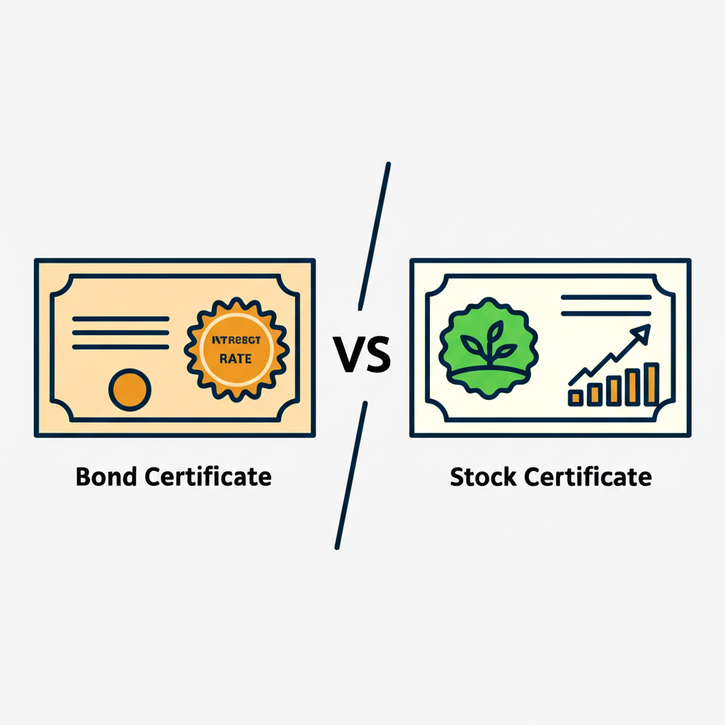 債券與股票的對比,突出借貸穩定性與企業成長潛力