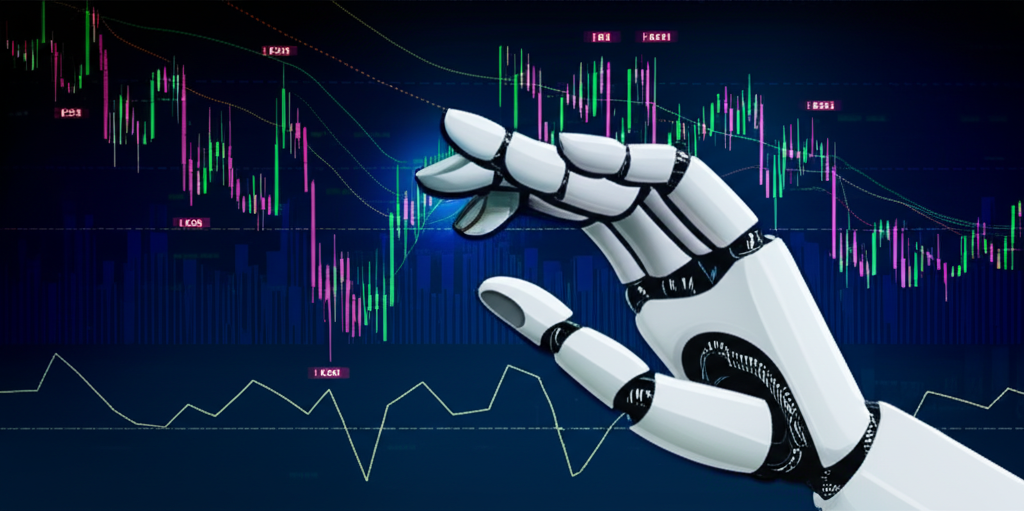自動化交易執行訂單的示意圖,強調無情緒干擾的精準操作
