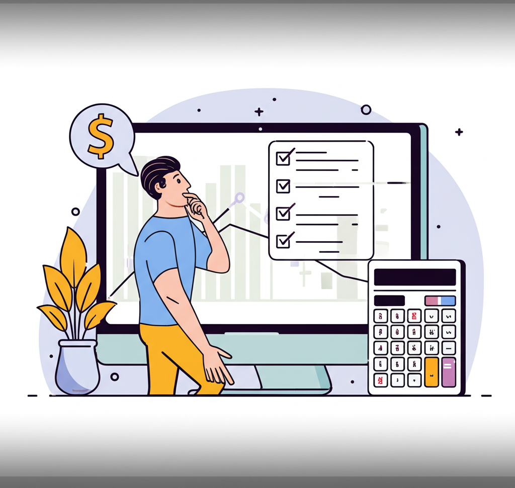 投資者冷靜分析股票圖表,使用計算器和清單避免陷阱,發現閃耀的低估股票