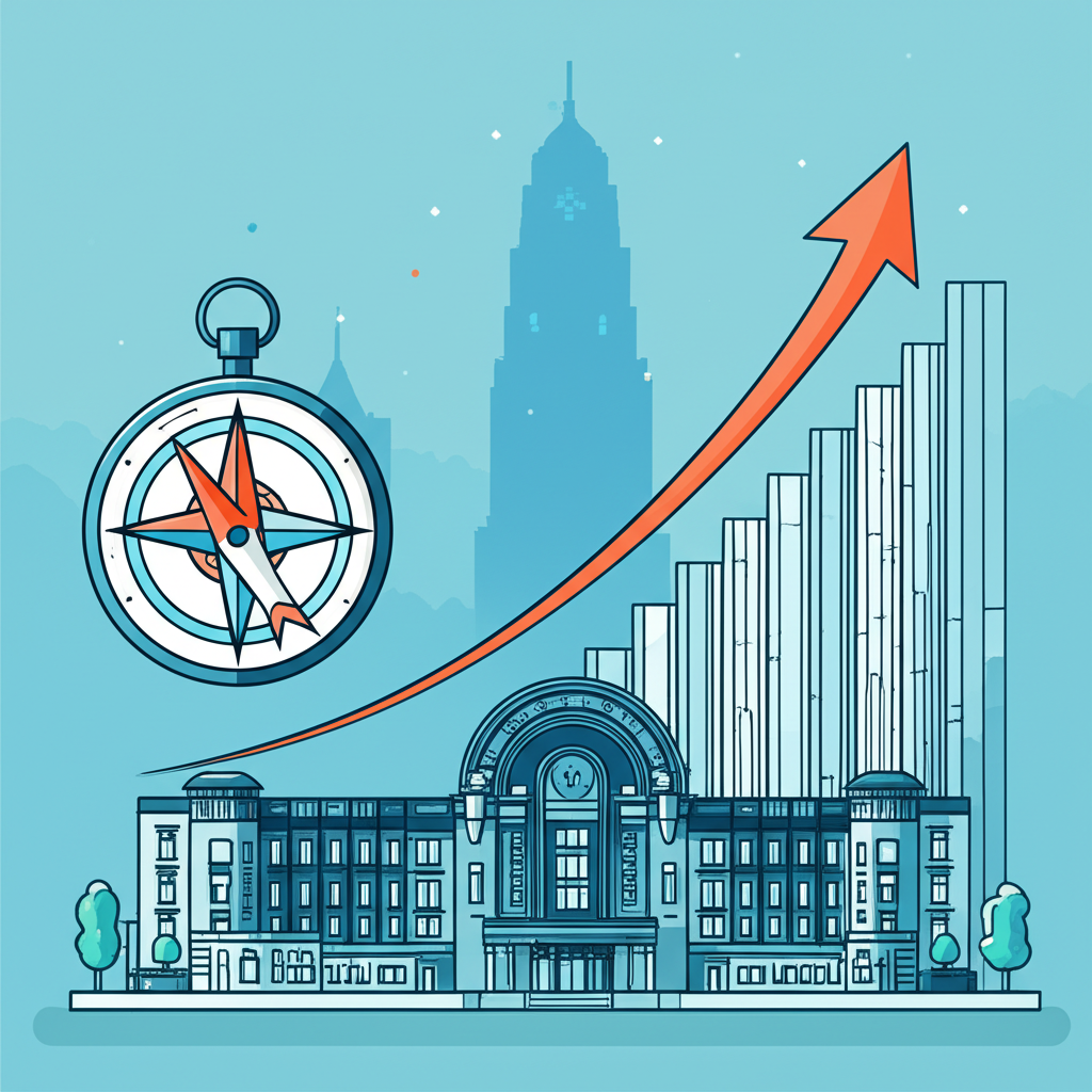 日經平均指數成長柱狀圖與東京證券交易所