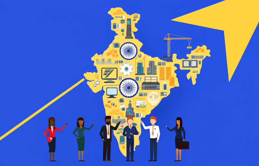 India's economy rising as global star with tech and infrastructure