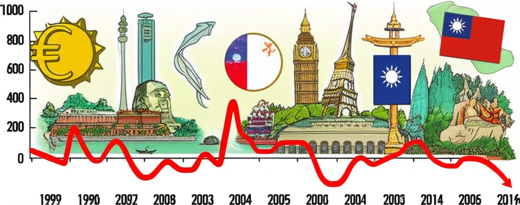 歐元兌新台幣匯率歷史走勢時間線圖