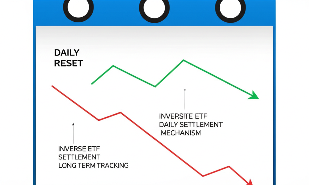 反向ETF每日結算機制圖解