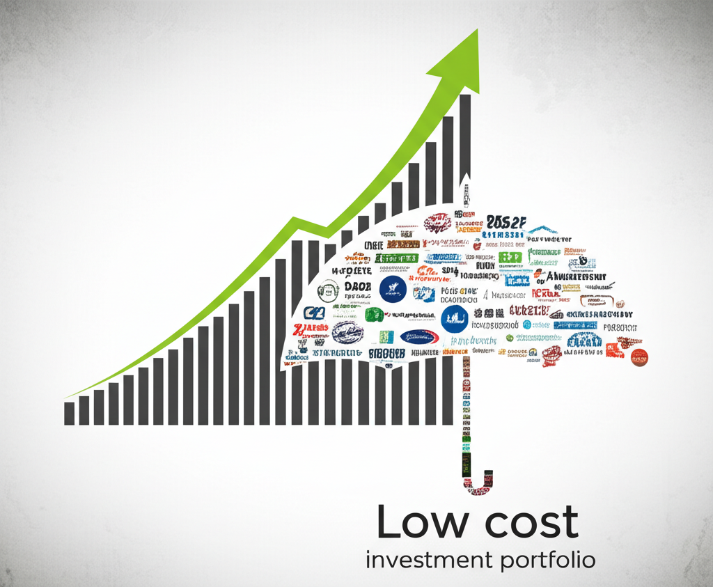 市值型ETF的市場成長圖表,展示分散投資如何保護低成本組合