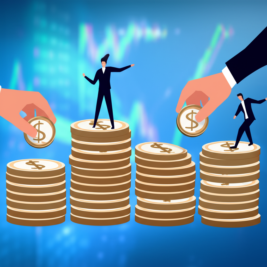 投資成長與降低平均成本的插圖