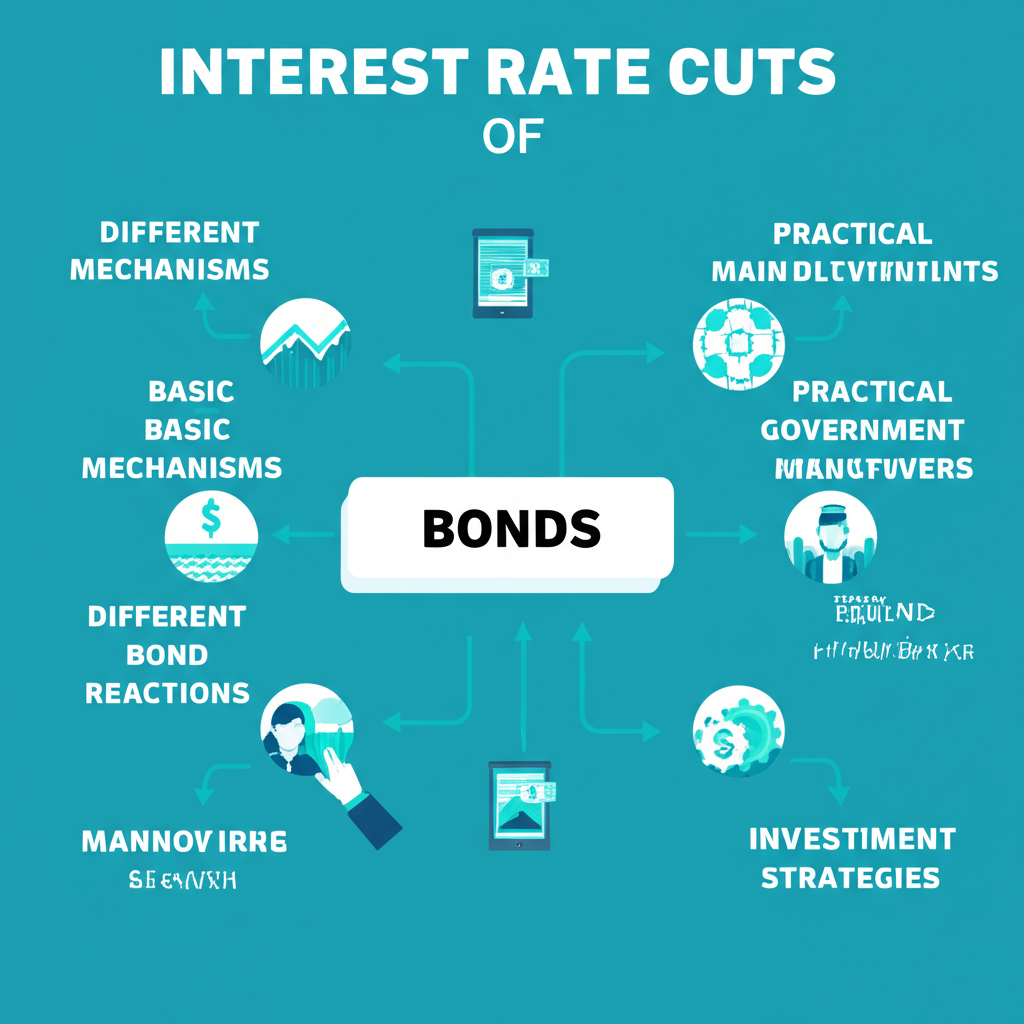 投資者指南插圖，探討降息與債券的複雜關係，包括基本機制、不同債券反應與投資策略