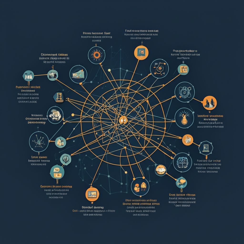 投機概念的多面向圖示,連結金融市場變動、人性心理與社會倫理的複雜關係