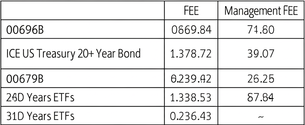 00696B與00679B基本資料表格:費用、上市日期等