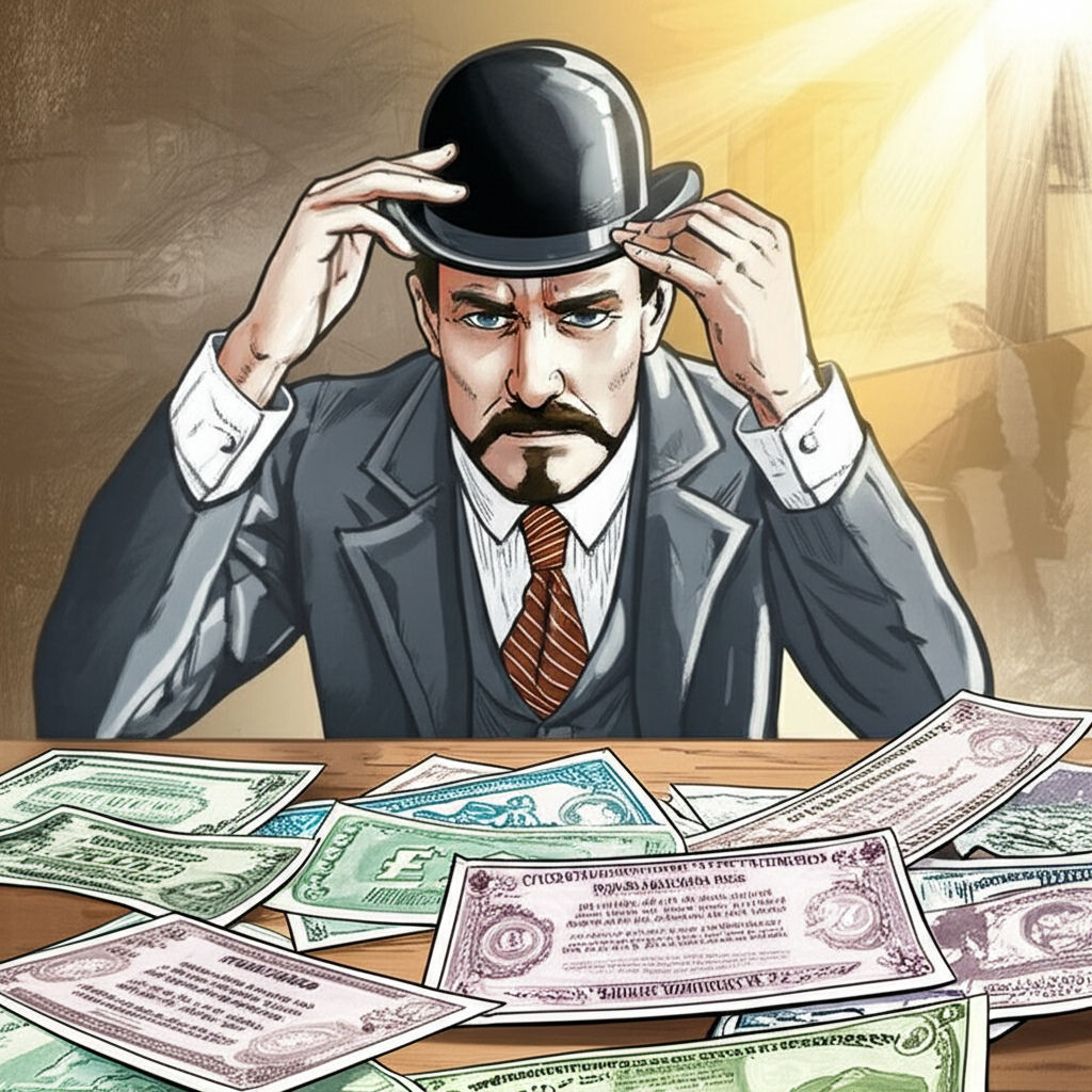 20世紀初美國投資人面對複雜外國股票憑證的困惑,包括貨幣符號和語言障礙,最終出現解決方案