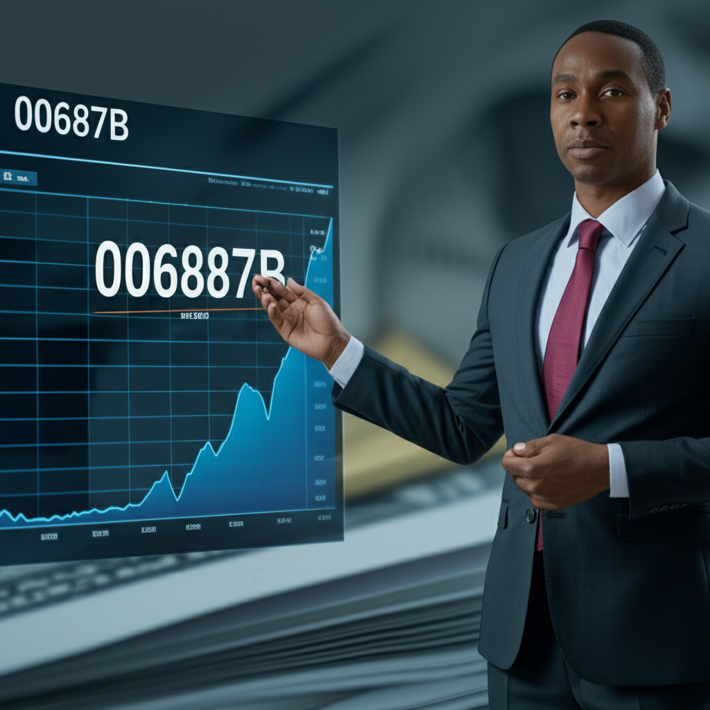 Financial analyst presenting Bloomberg US Treasury 20+ Year Index graph with 00687B highlights and long-term bonds