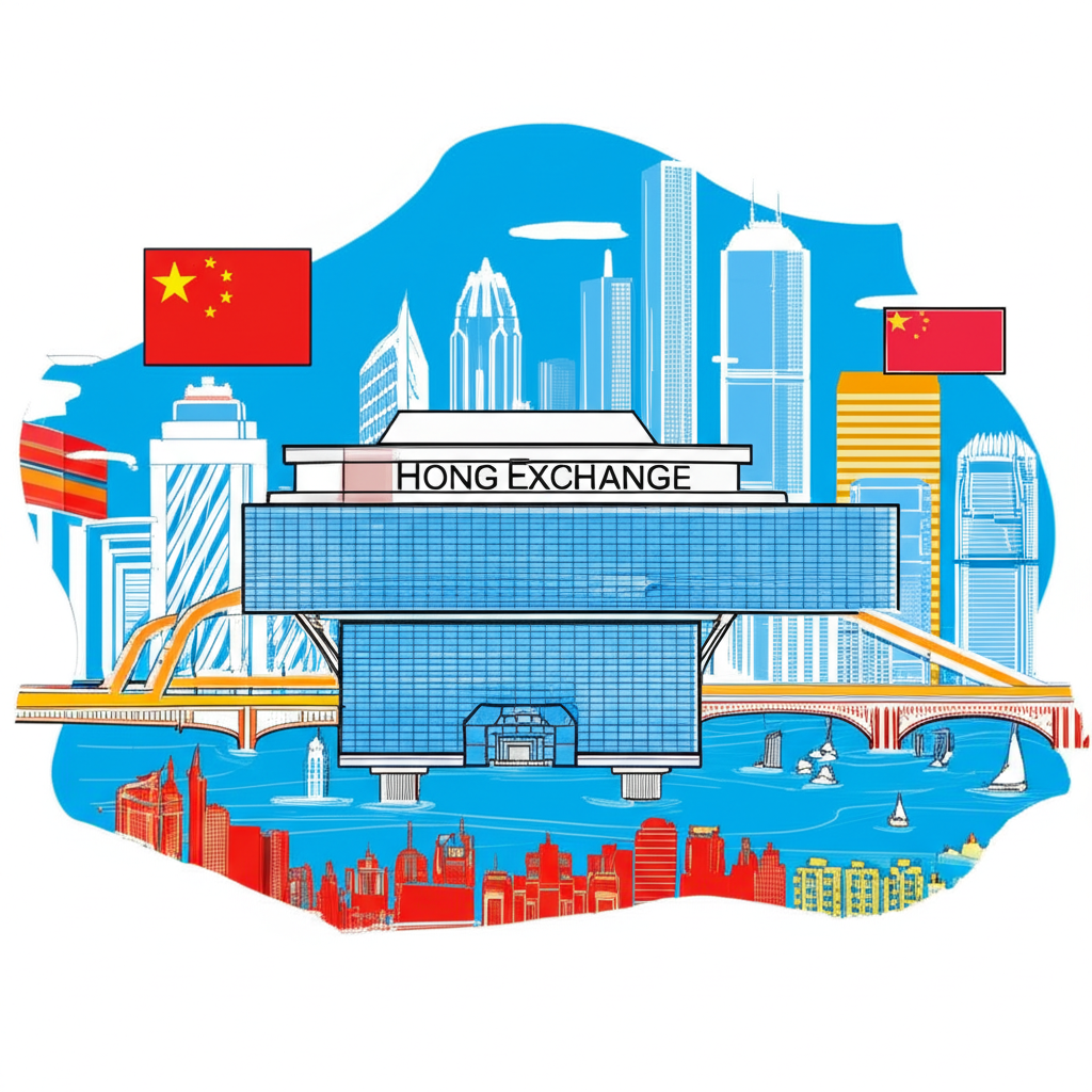 香港交易所建築如橋樑般連接中國與全球市場,投資人注視金融樞紐