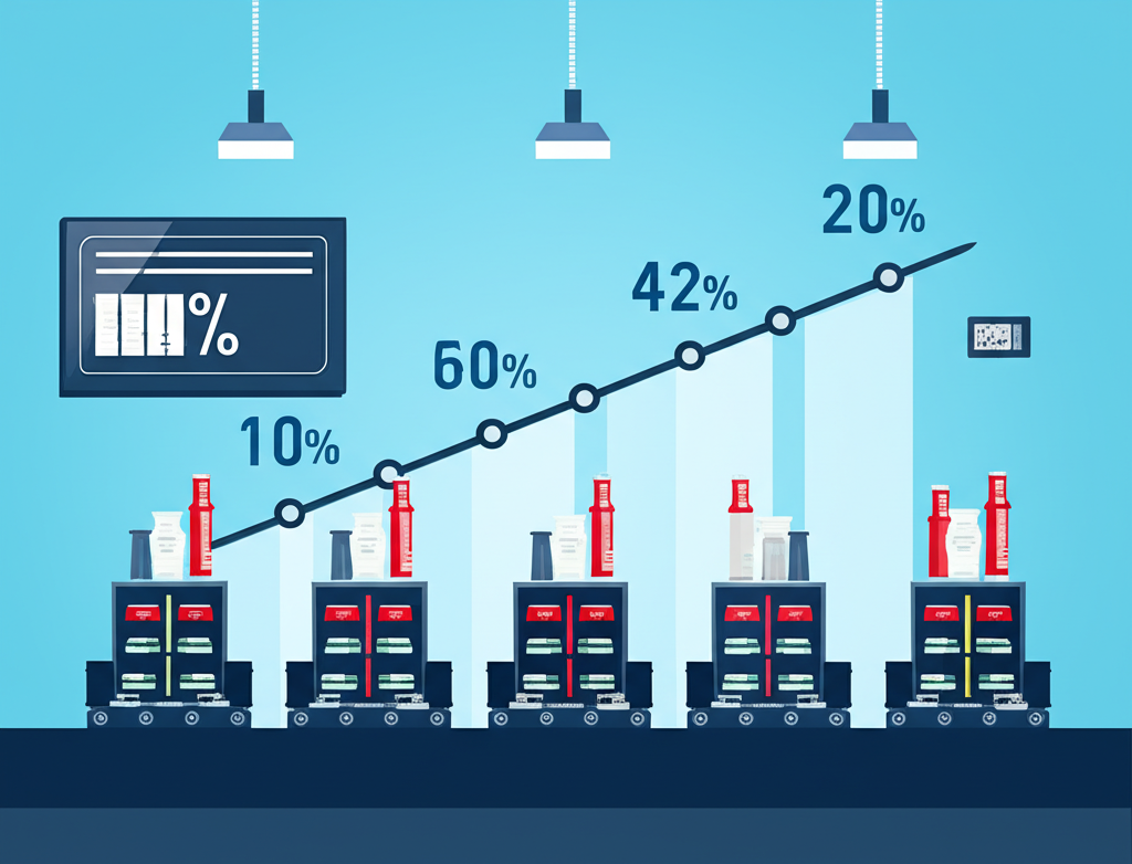 公司生產線產量四倍增長,四倍產品湧出,利潤同步翻倍,展現成長與效率