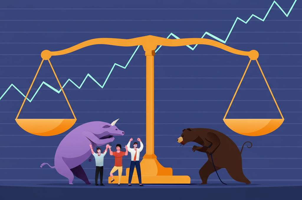 利多與利空力量拉扯市場天平，投資者對正面負面新聞的反應