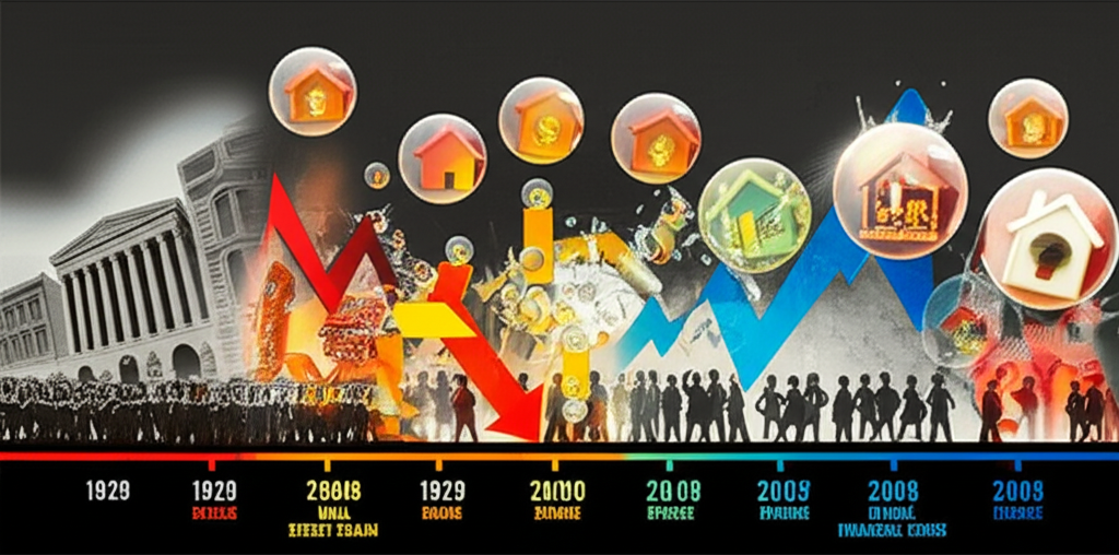 歷史金融危機時間線:1929華爾街崩盤與2008金融海嘯