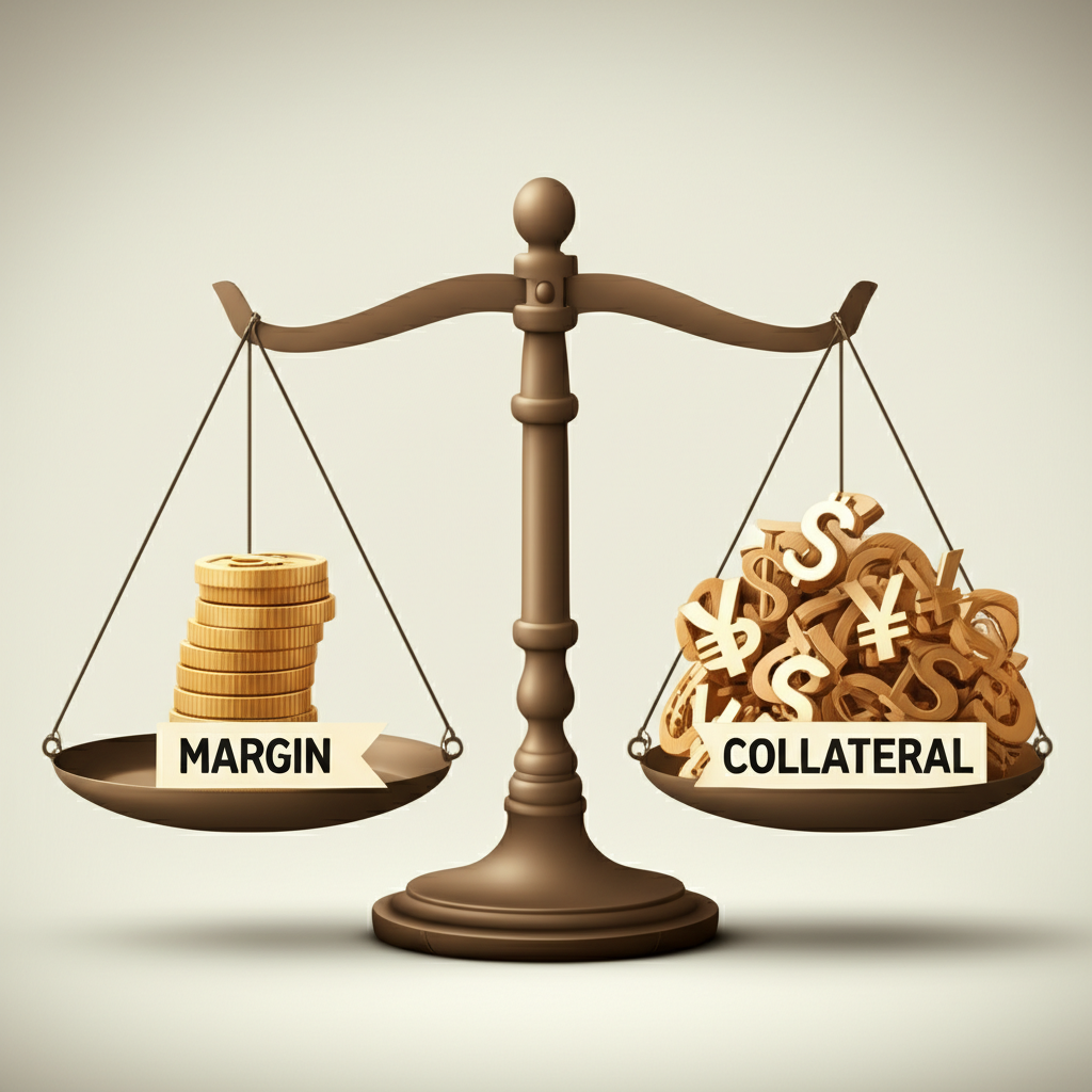 保證金與槓桿平衡示意圖:小額擔保支撐大額交易