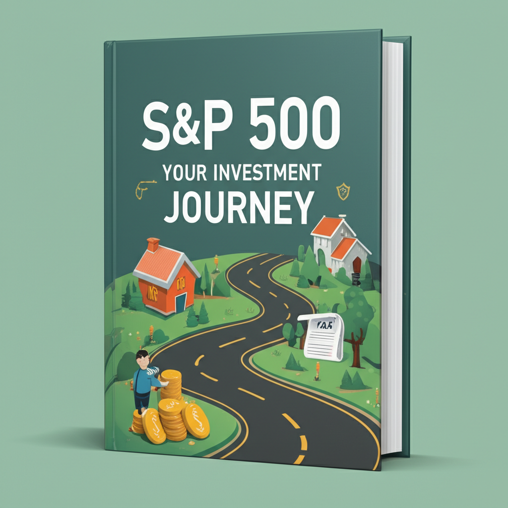 標普500投資指南書籍封面,展示從新手到進階的投資路徑與稅務規劃策略