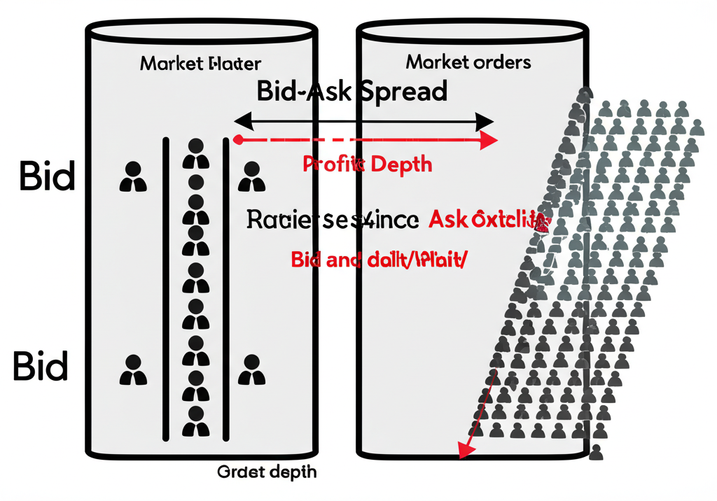 市場做市商的核心機制，買賣價差作為利潤來源與市場深度