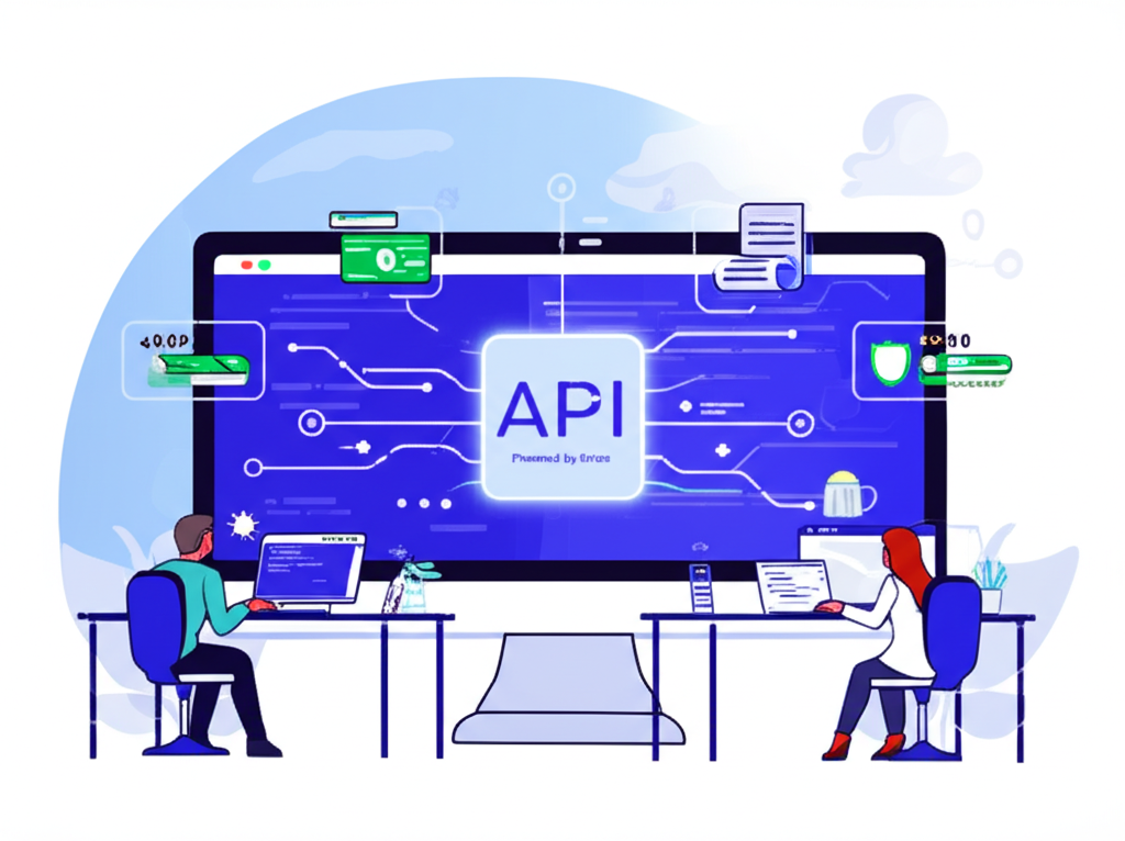 Stripe 開發環境與API整合示意圖,展示計費、發票與防詐工具