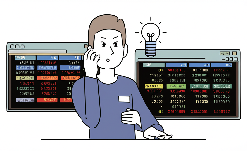 美股與台股交易畫面比較