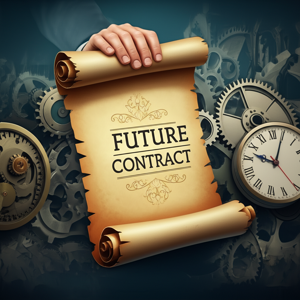 期貨契約的未來交易示意圖